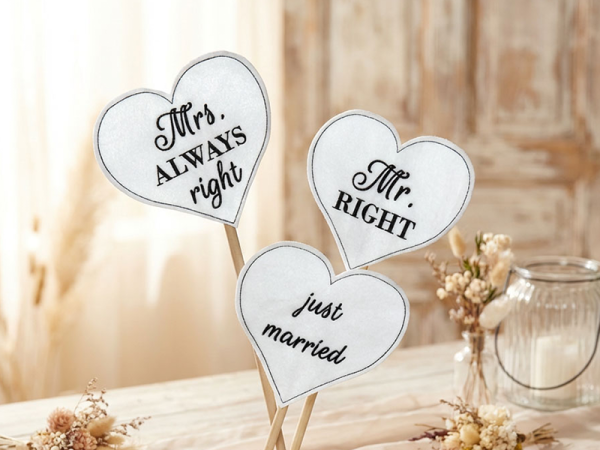 Hochzeits Herzen Stabdatei - ITH-Stickdatei